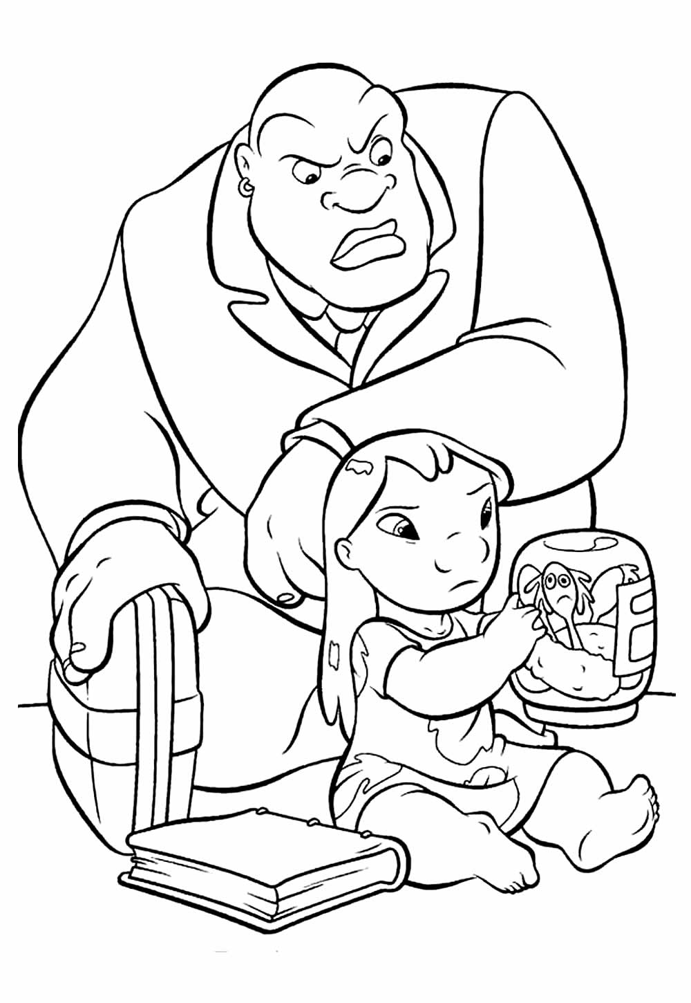 Desenhos de Lilo e Stitch para pintar