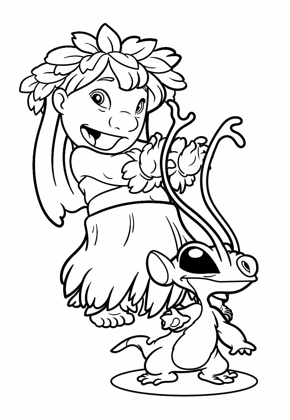 Lilo e Stitch para pintar
