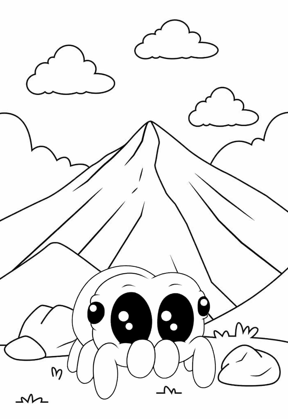 Desenho de Lucas, a Aranha para colorir