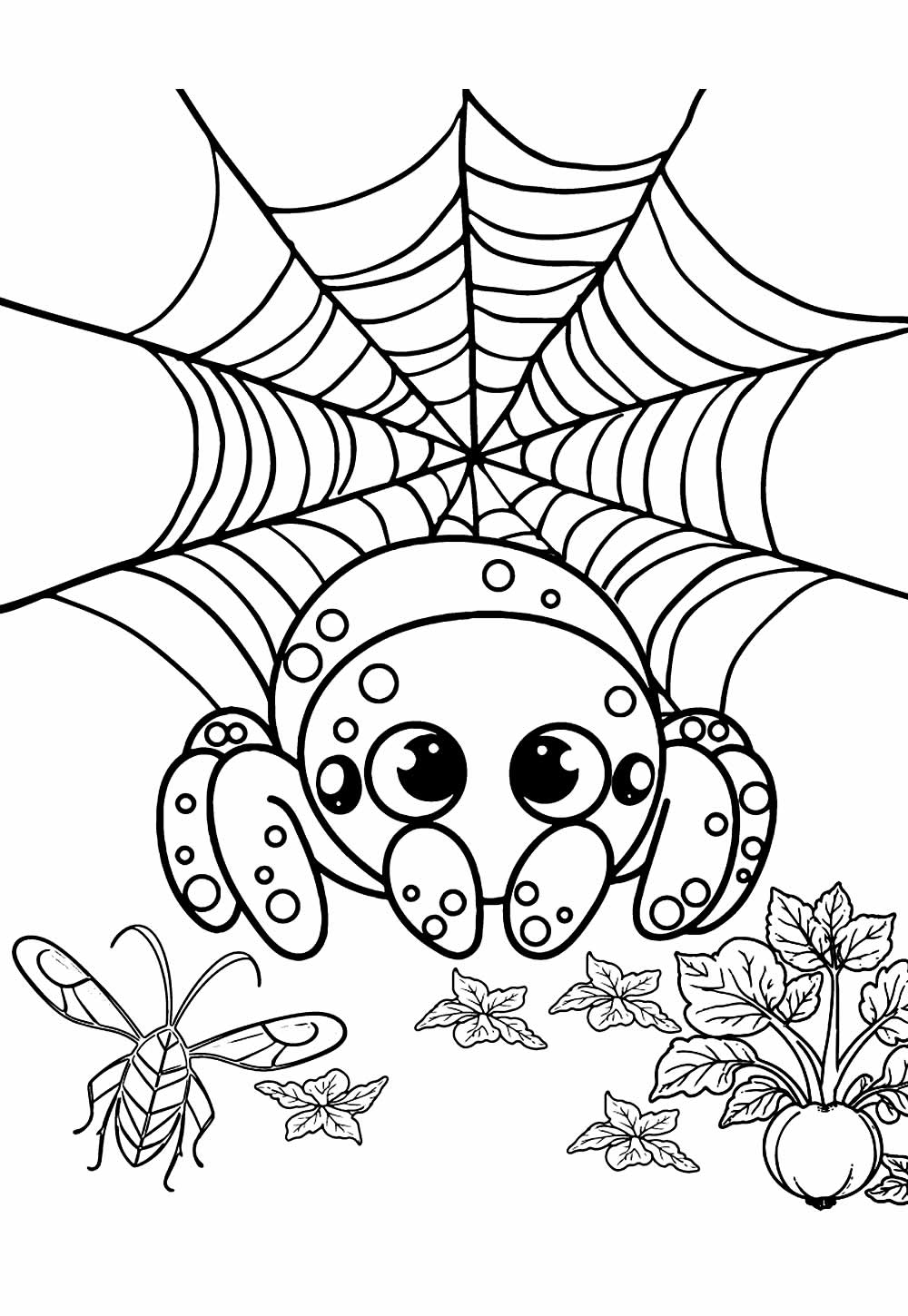 Lucas, a Aranha para colorir