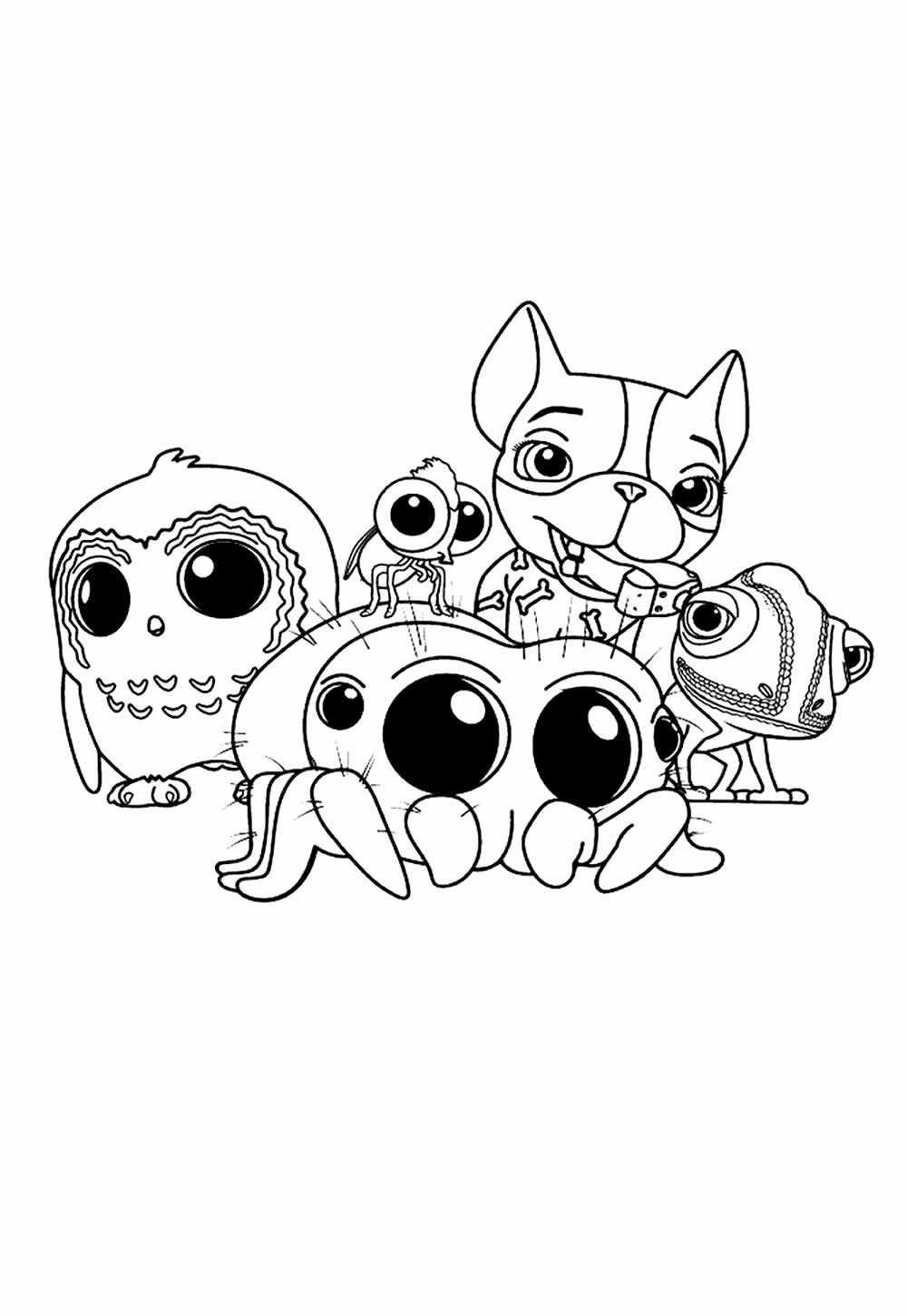 Desenhos Lucas, a Aranha Pintar