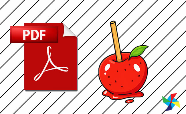 Desenhos de Maçã do Amor em PDF