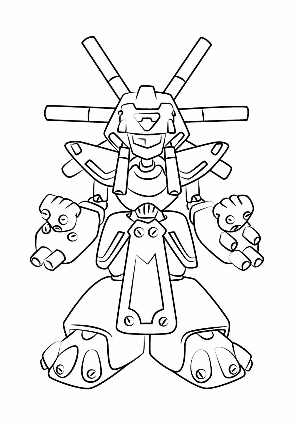 Desenho para colorir de Medabots