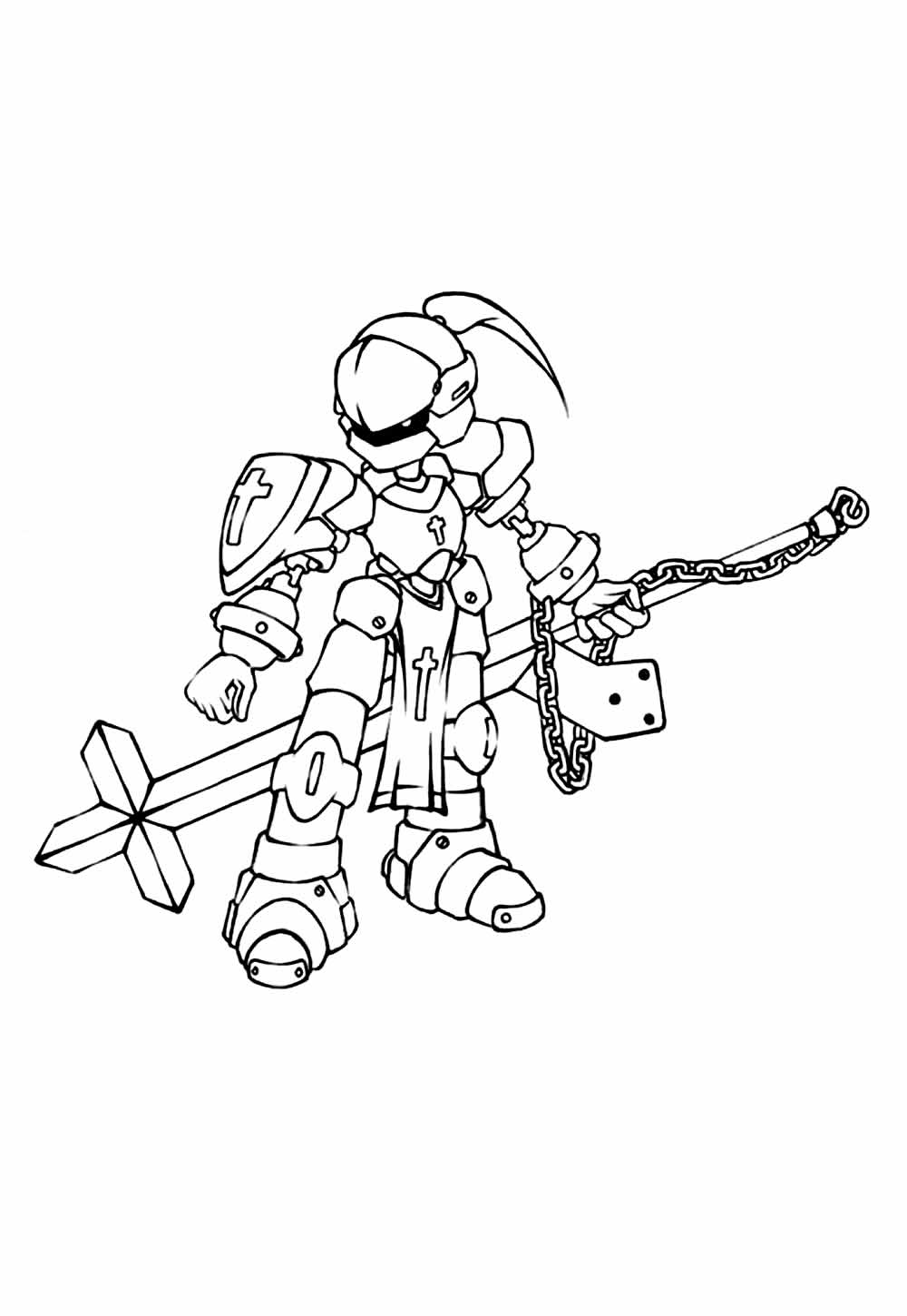 Desenho de Medabots para colorir e pintar