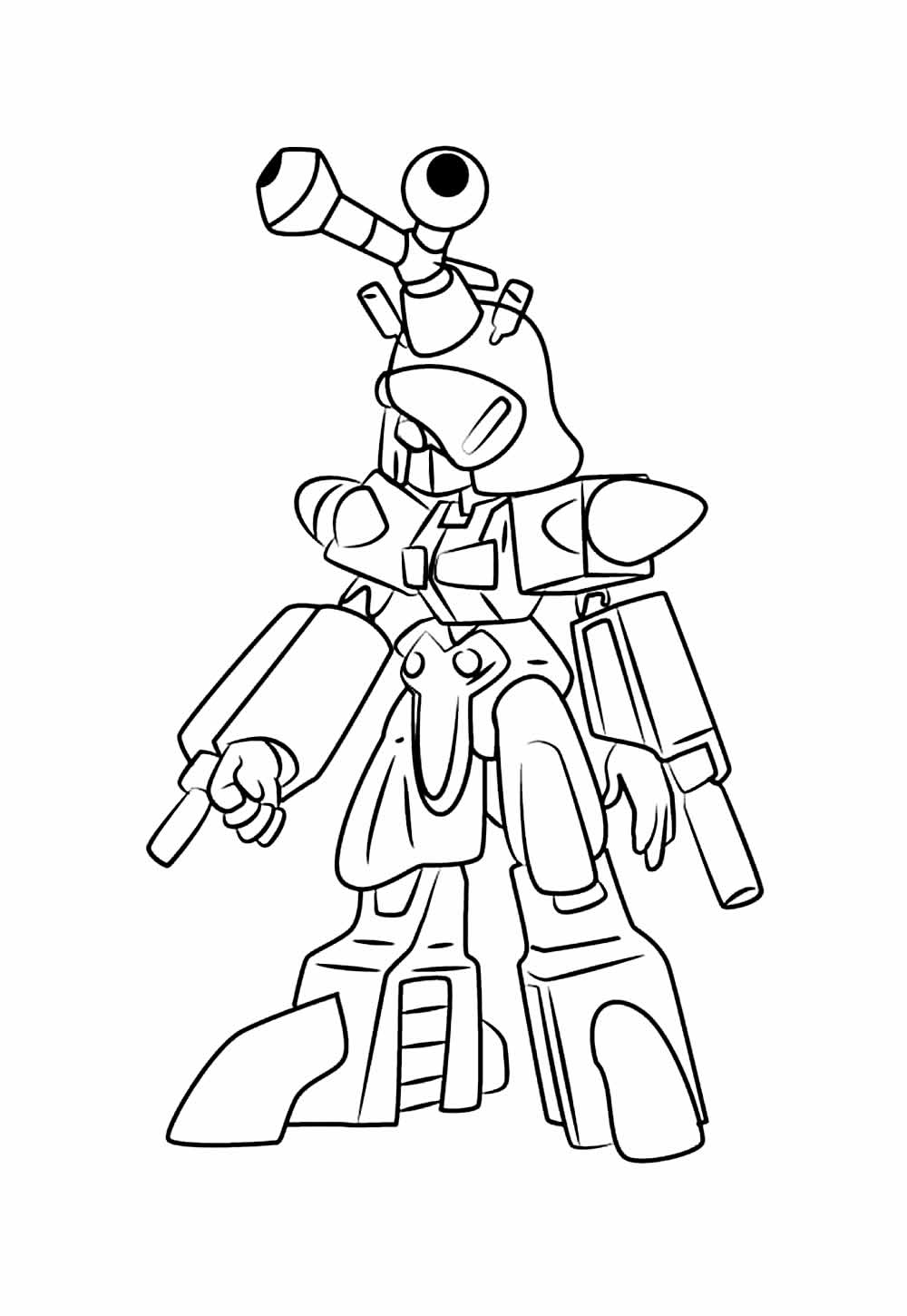 Desenho de Medabots para colorir