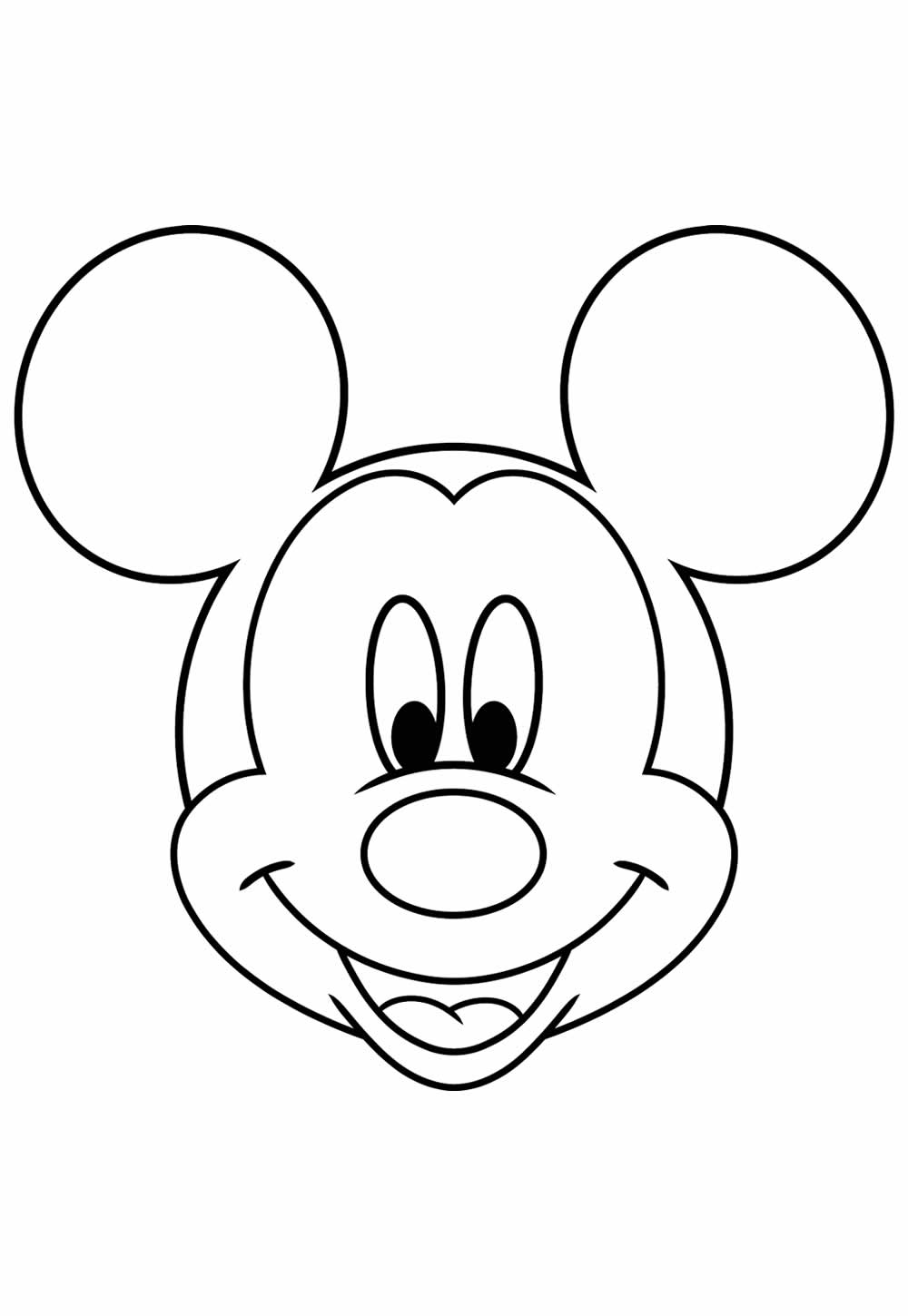 Desenho do Mickey para pintar