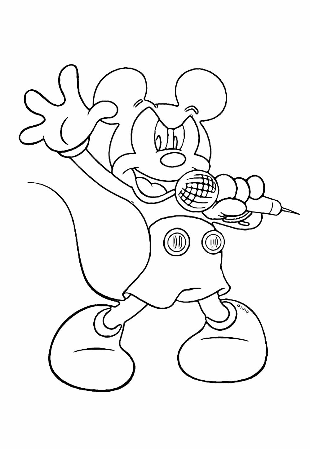 Desenho do Mickey Mouse