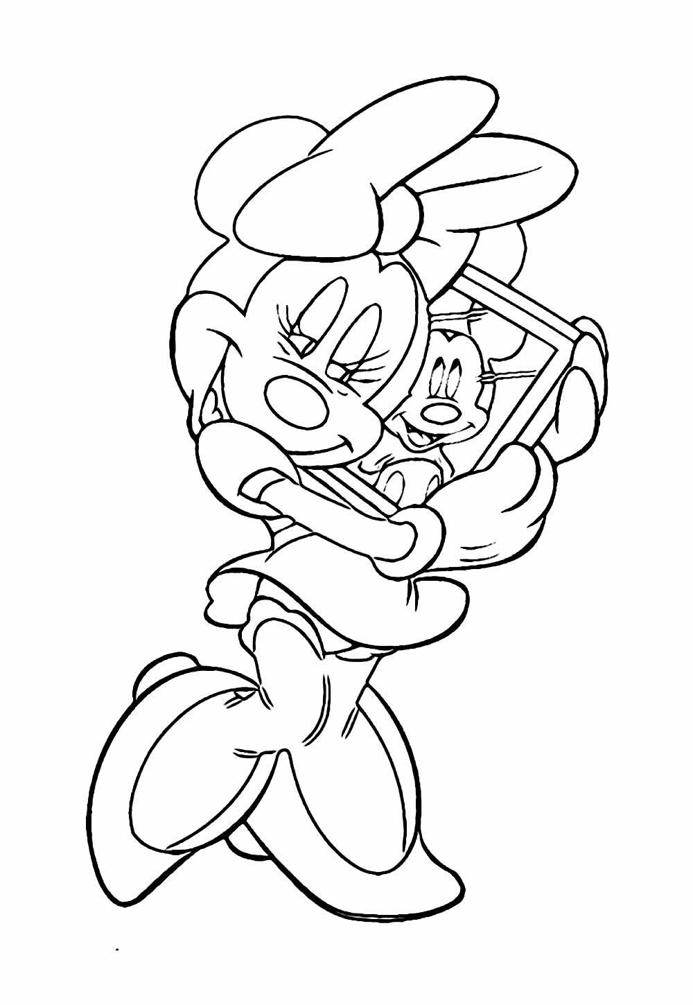 Desenho do Mickey para imprimir