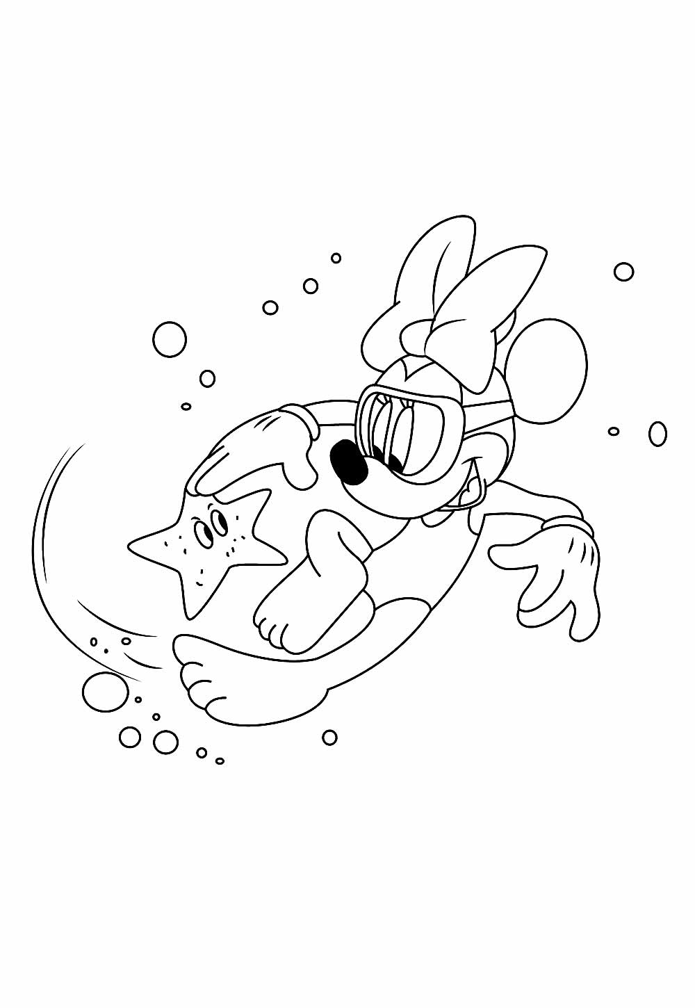 Desenhos para colorir Minnie
