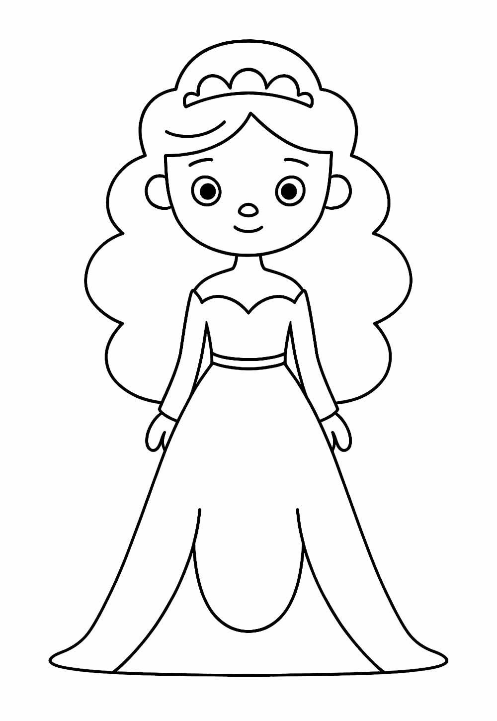 Desenho Noiva Colorir