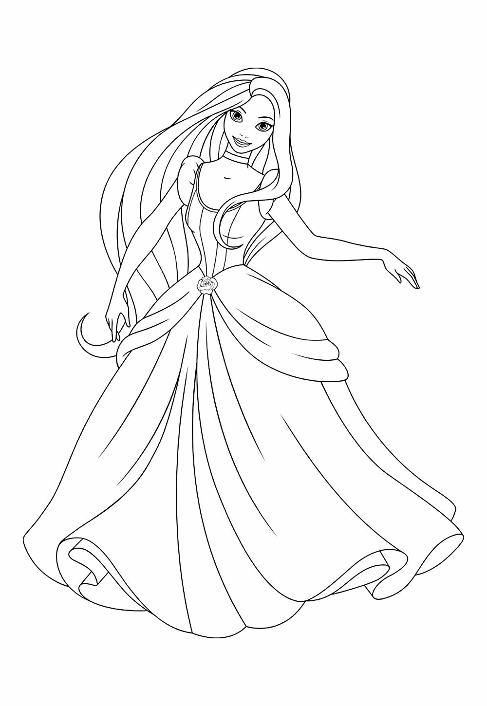 Desenhos de Noiva para colorir