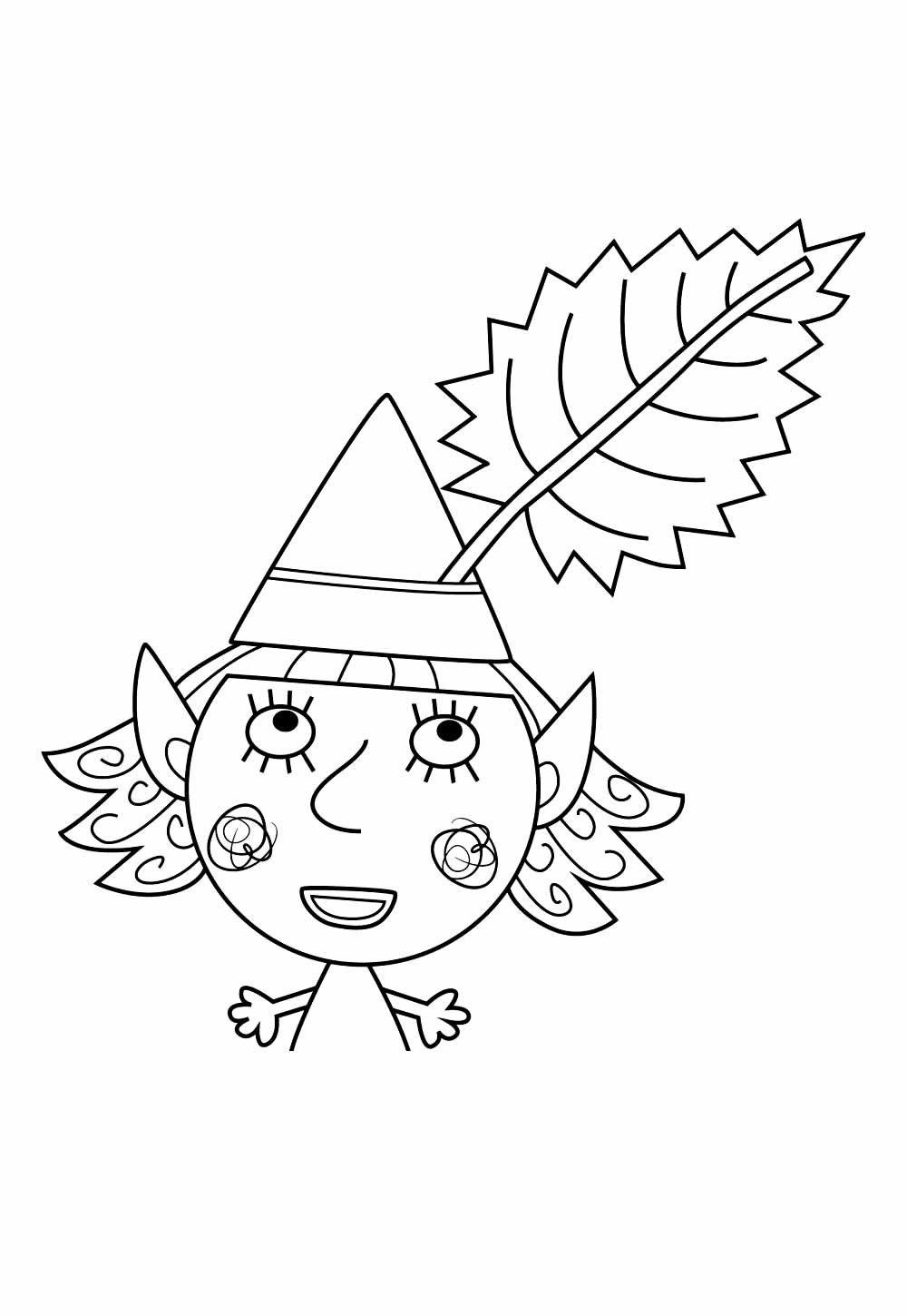 Desenho do Pequeno Reino de Ben e Holly para colorir