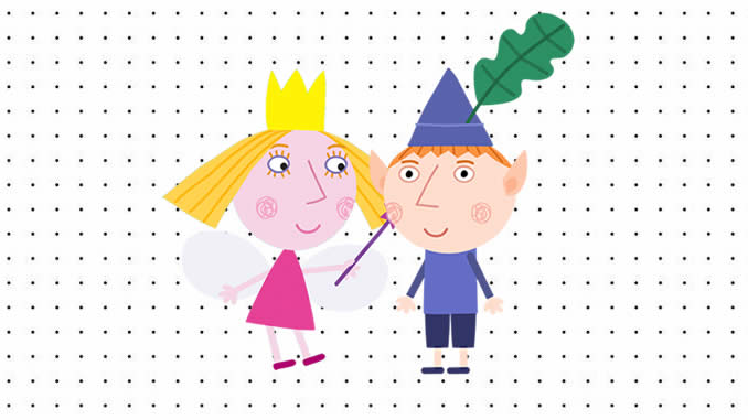Desenhos do Pequeno Reino de Ben e Holly para colorir