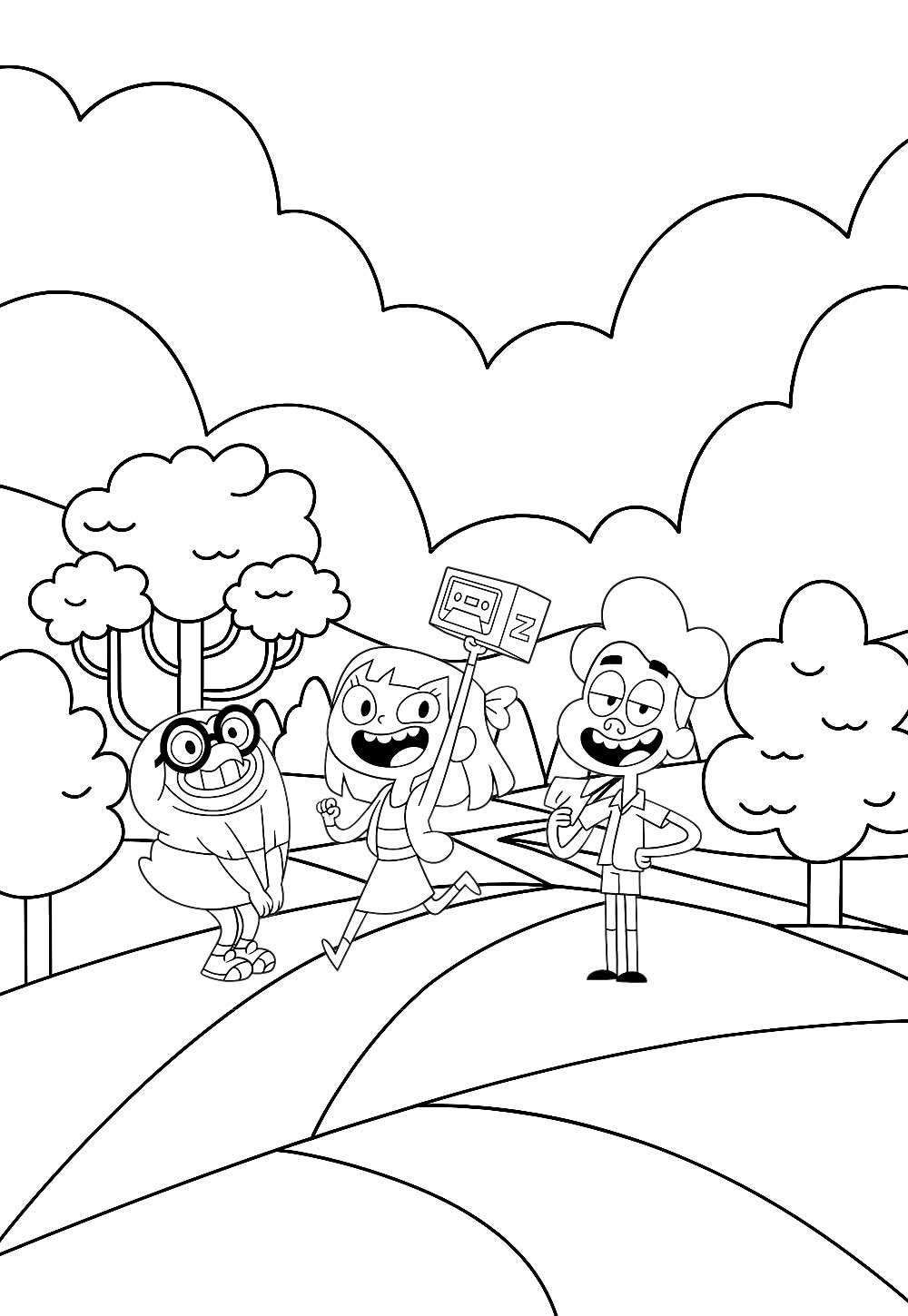 Desenhos de Oswaldo para colorir