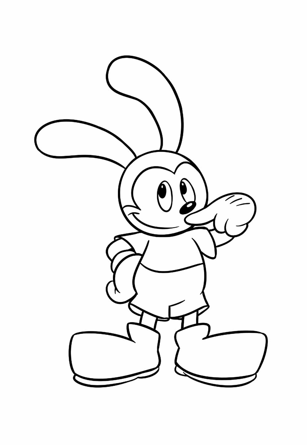 Desenho de Oswaldo para pintar