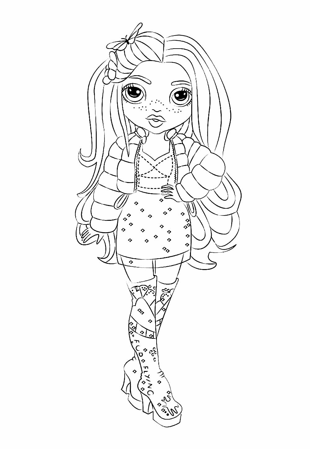 Desenhos Rainbow High Colorir