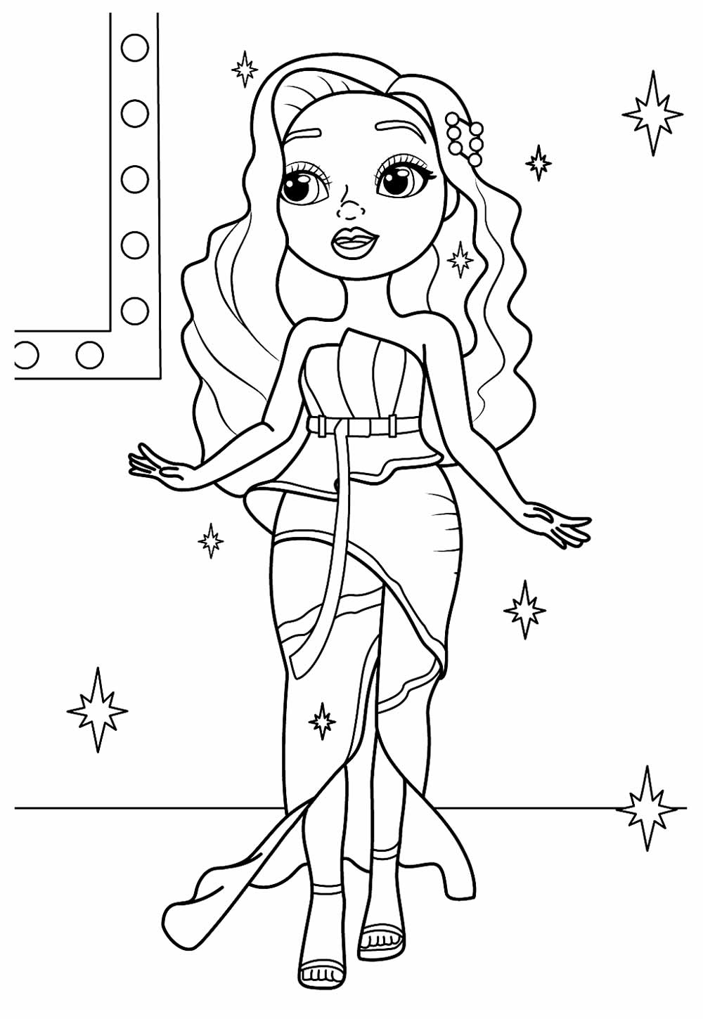Desenhos Rainbow High Pintar