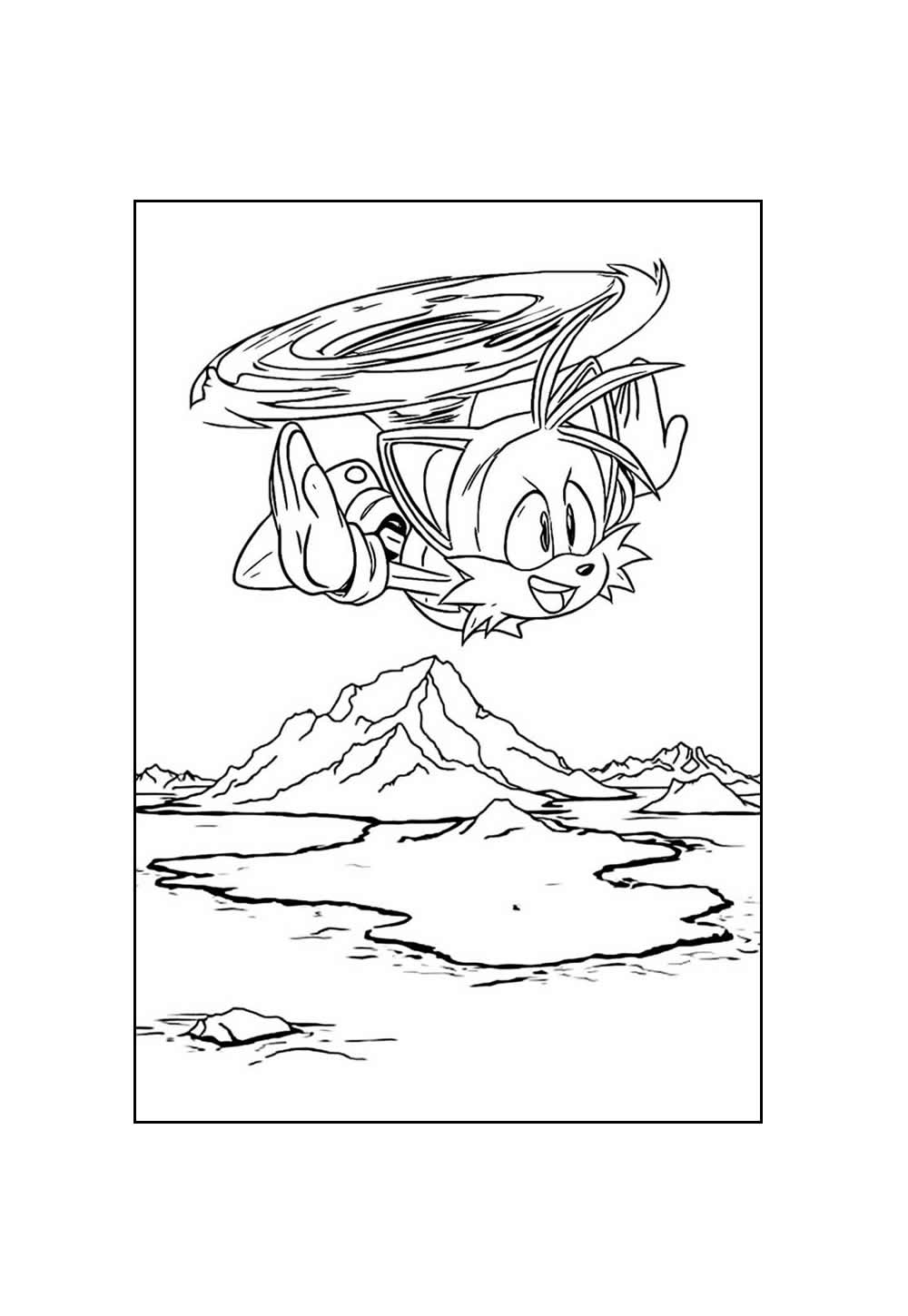 Desenho Sonic Colorir