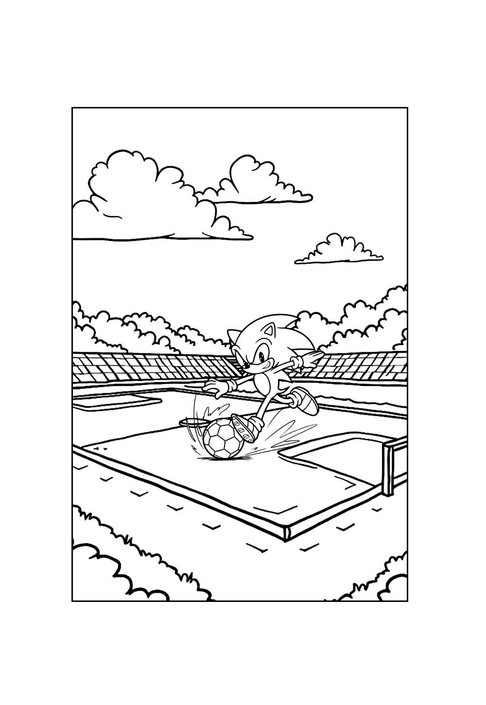 Desenho Sonic Colorir