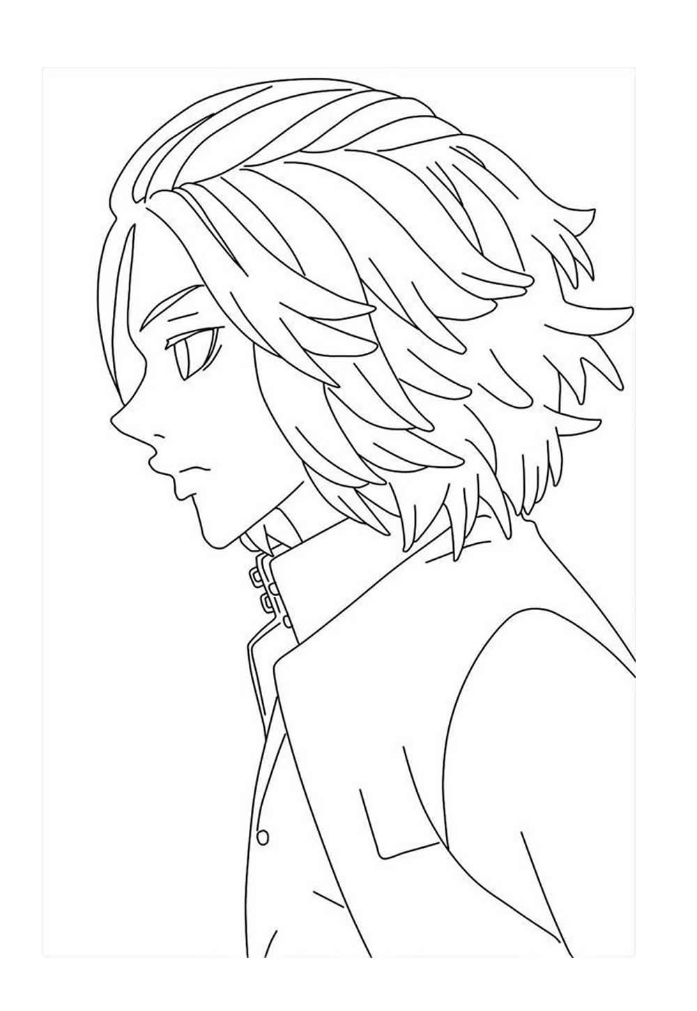 Desenho de Tokyo Revengers para colorir