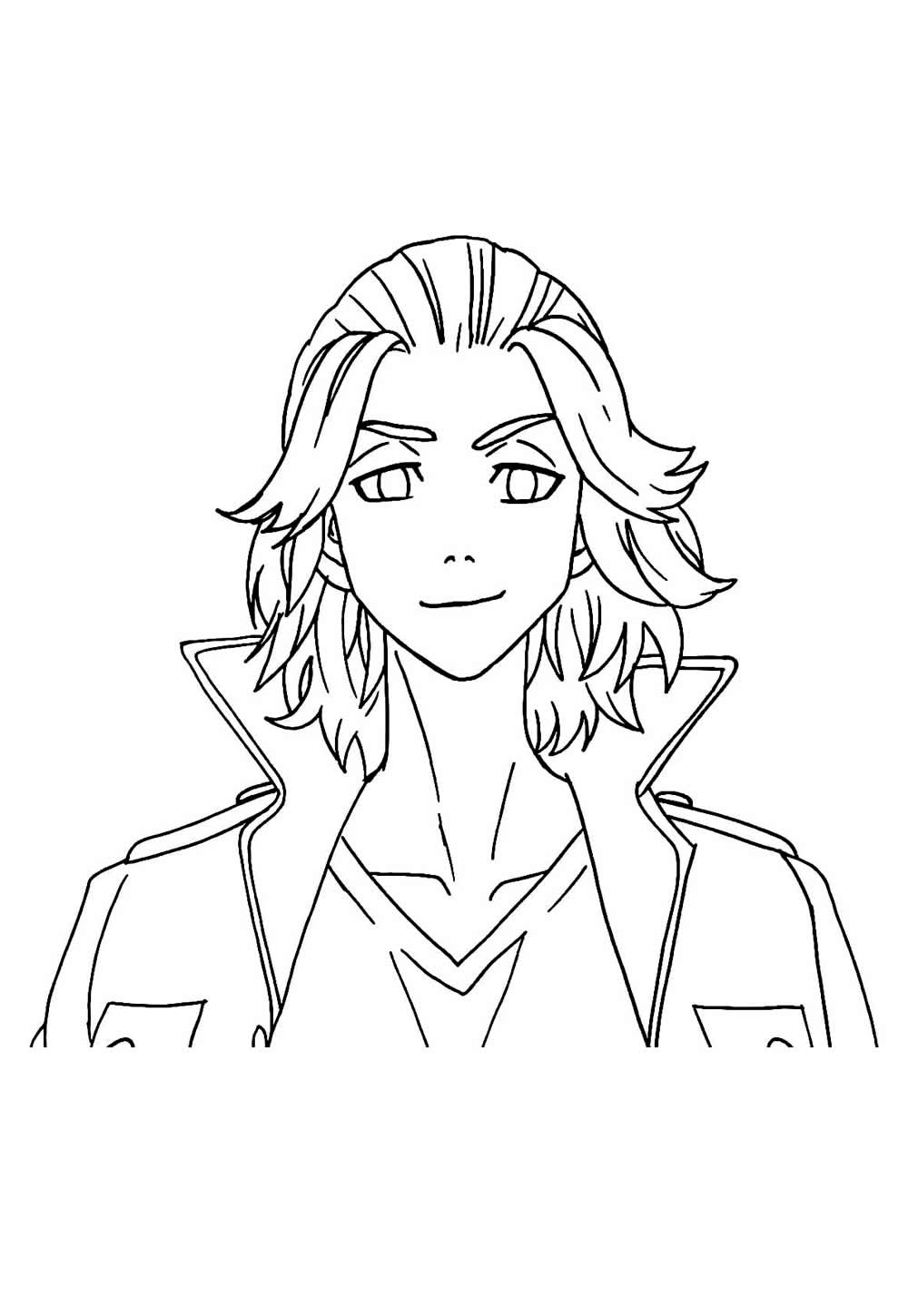 Desenho de Tokyo Revengers para imprimir