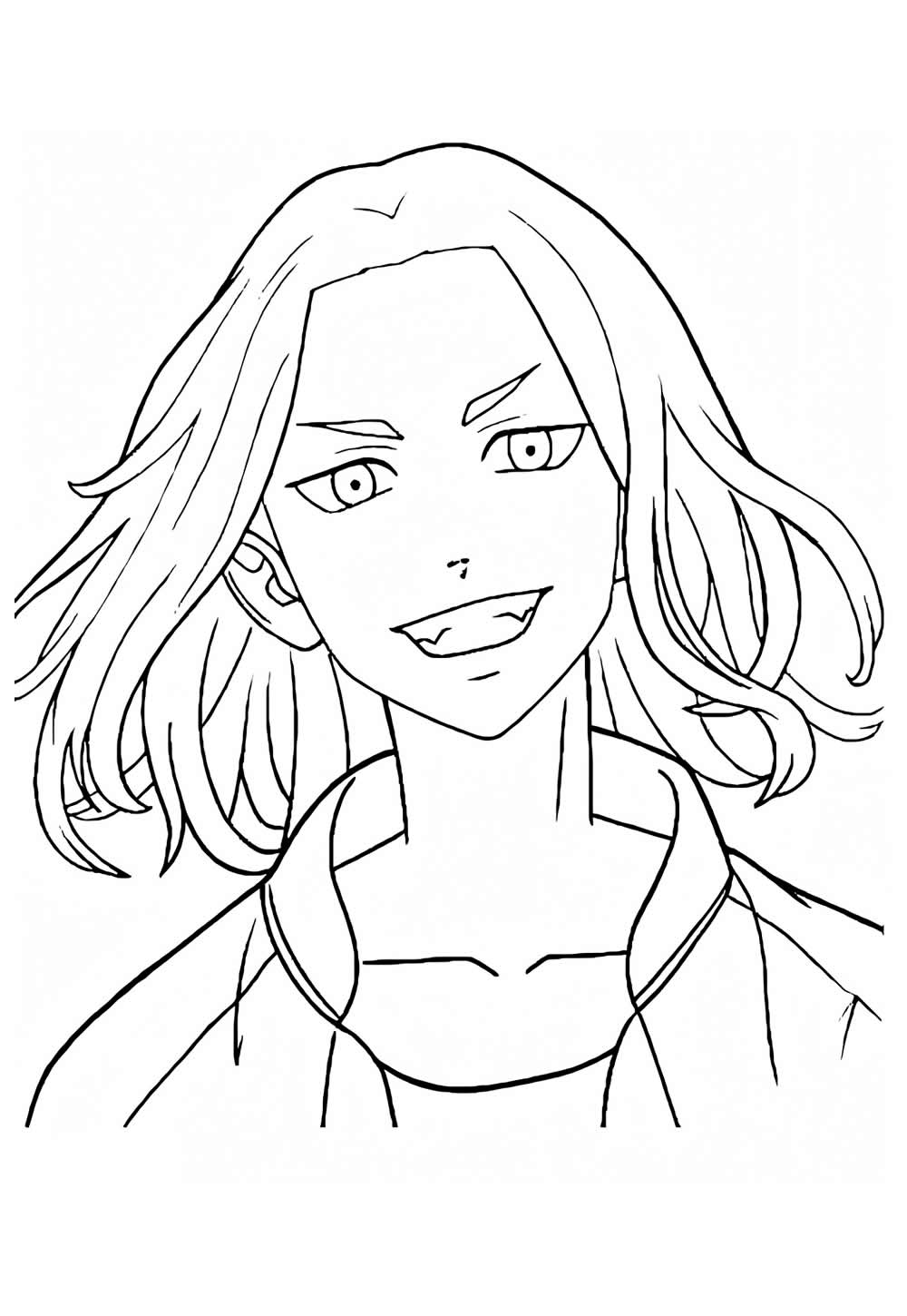 Desenhos de Tokyo Revengers para pintar
