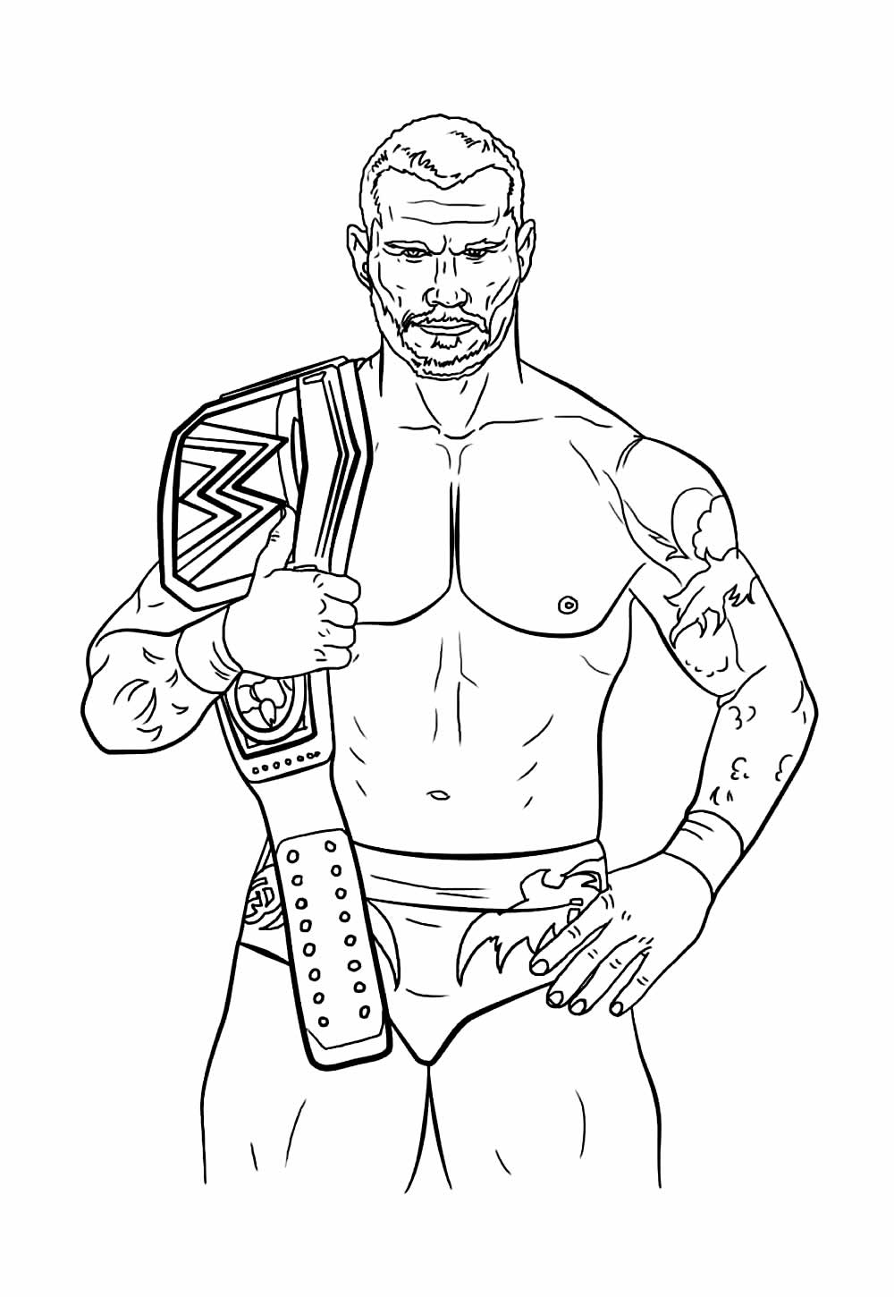 Desenho de UFC para pintar