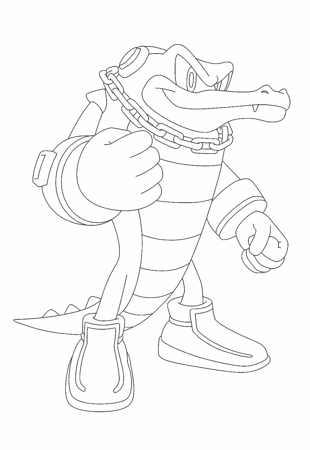 Desenho Vector the Crocodile