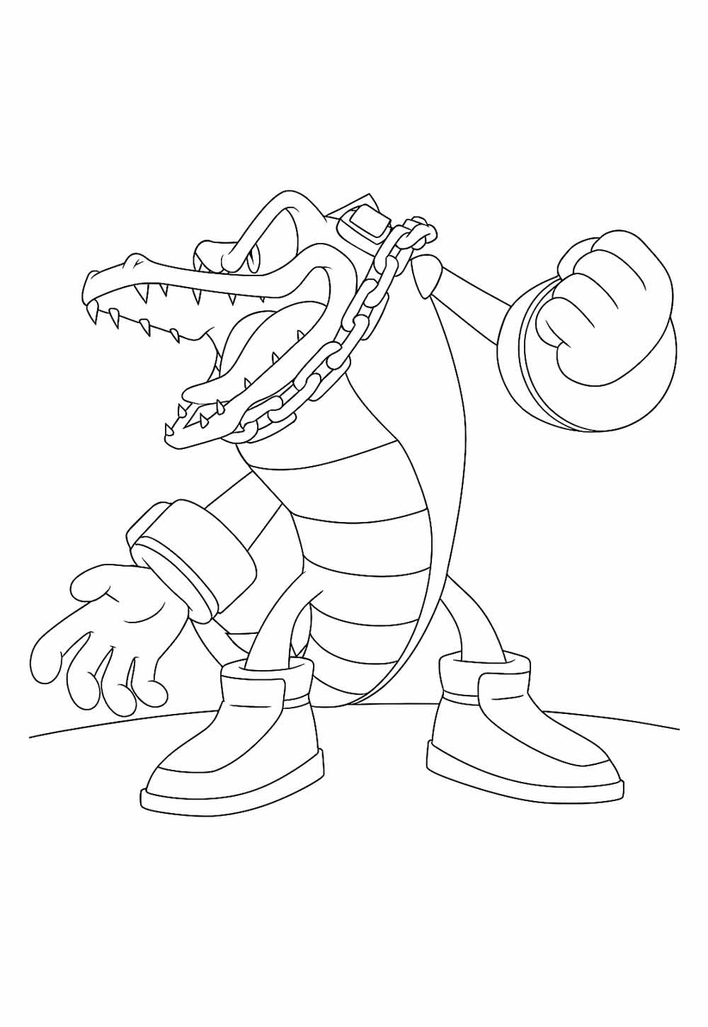 Desenho de Vector the Crocodile para colorir