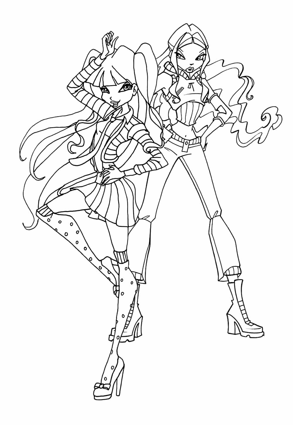 Desenho de Winx Club para colorir