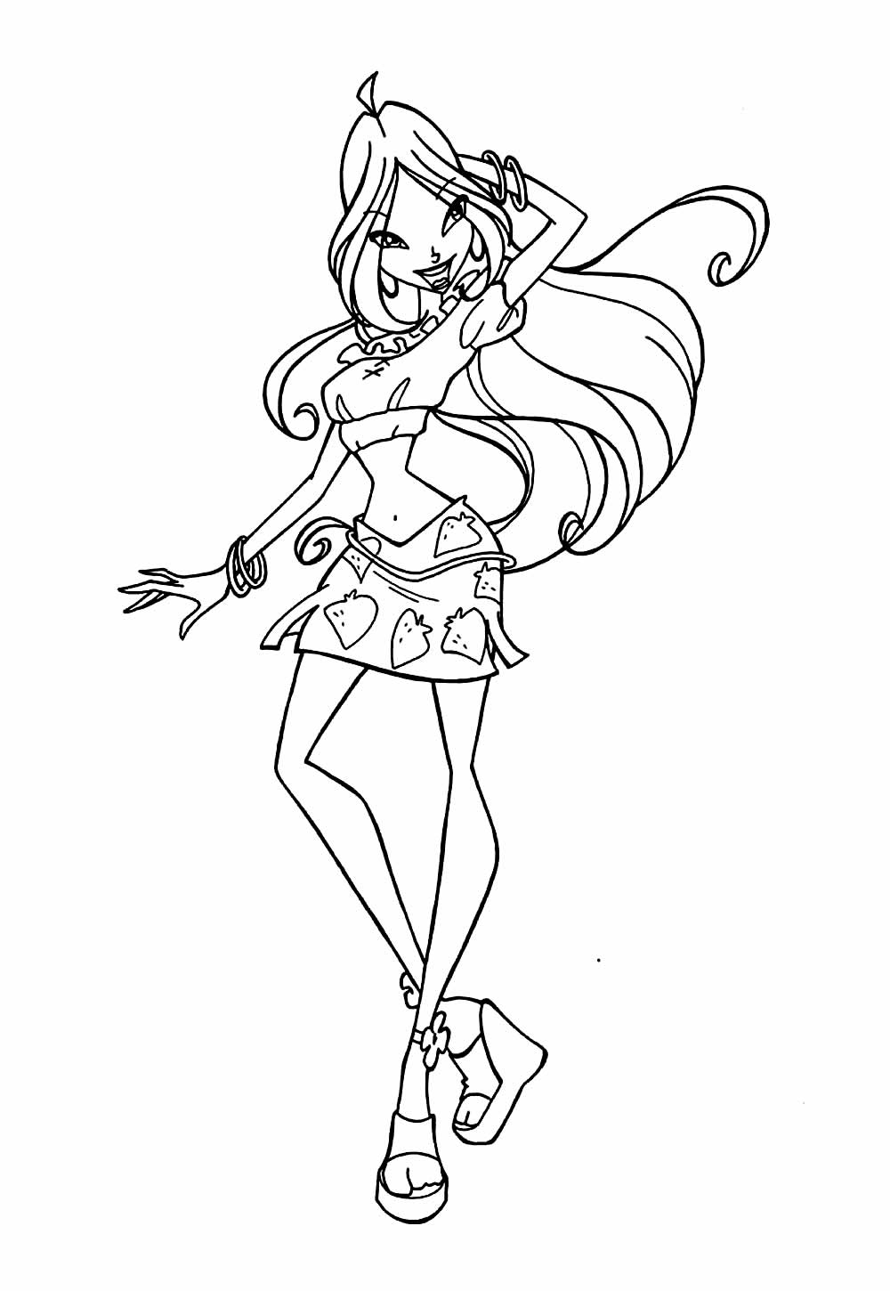 Desenhos de Winx Club para pintar