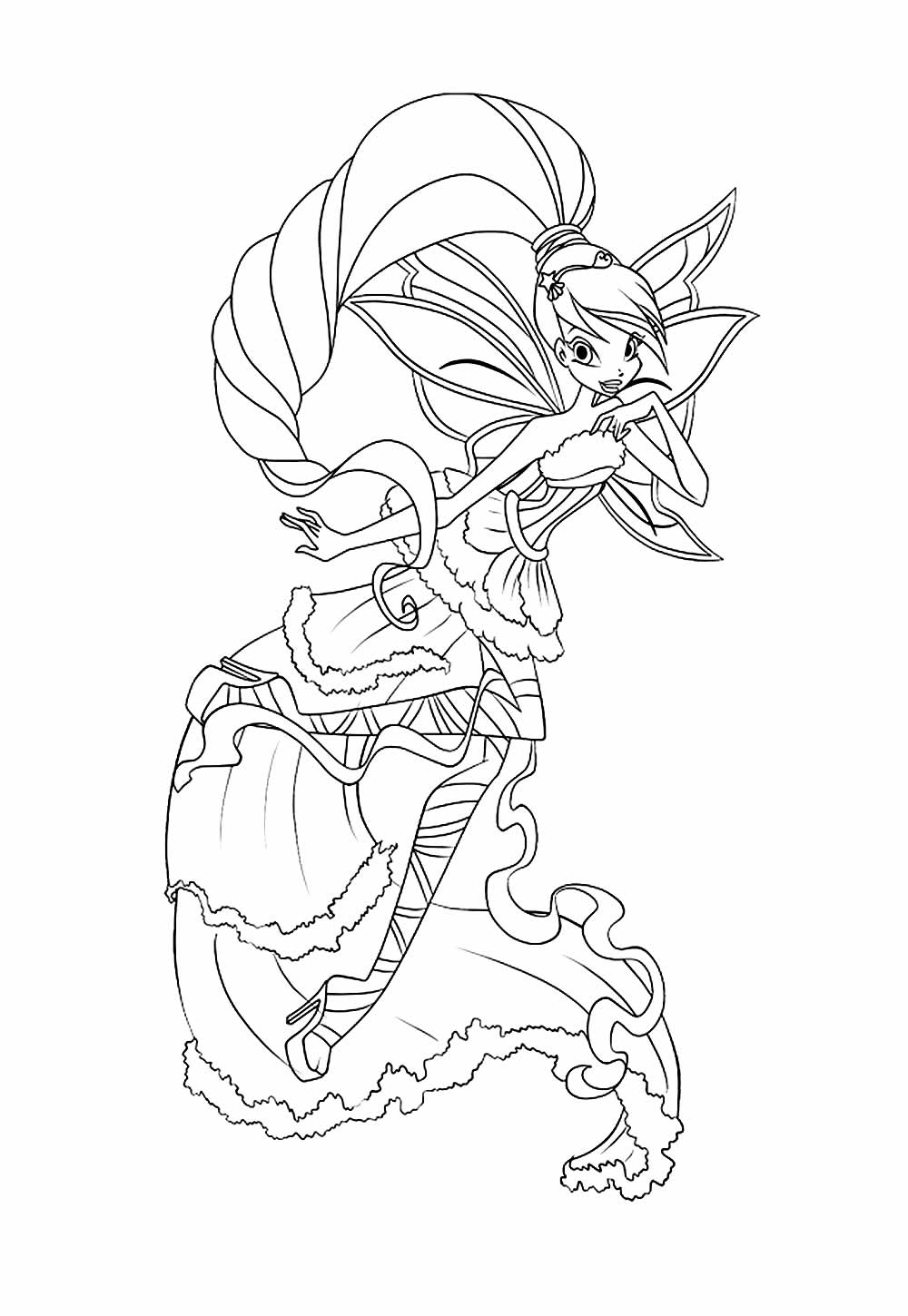 Desenho de Winx Club para imprimir