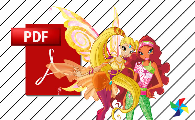 Desenhos de Winx Club em PDF