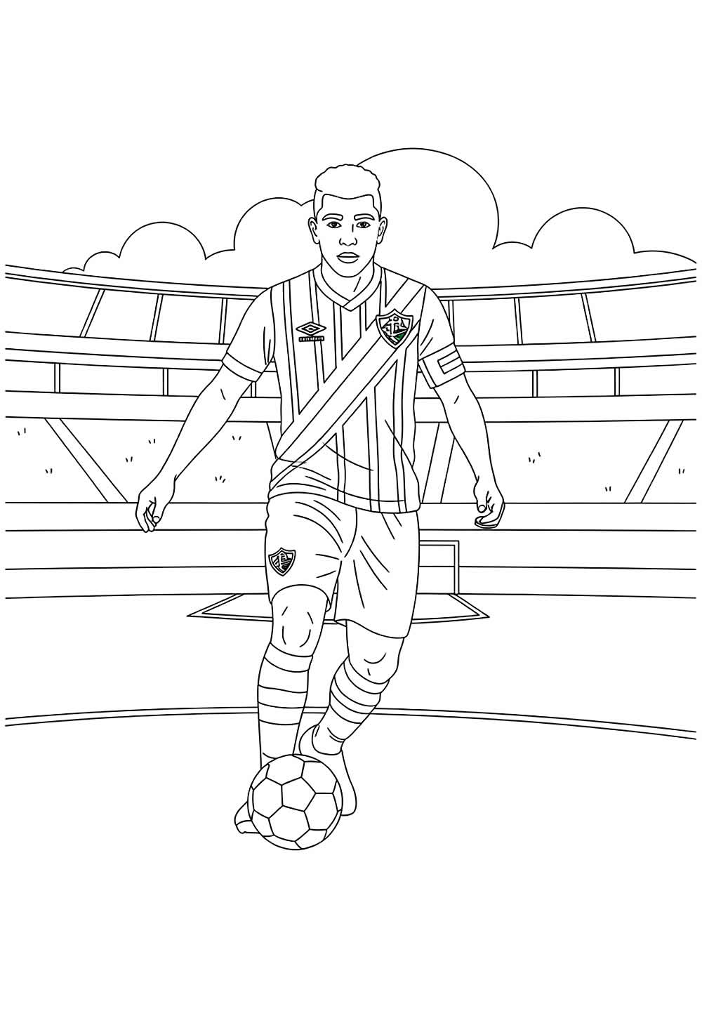 Desenhos de Fluminense para pintar