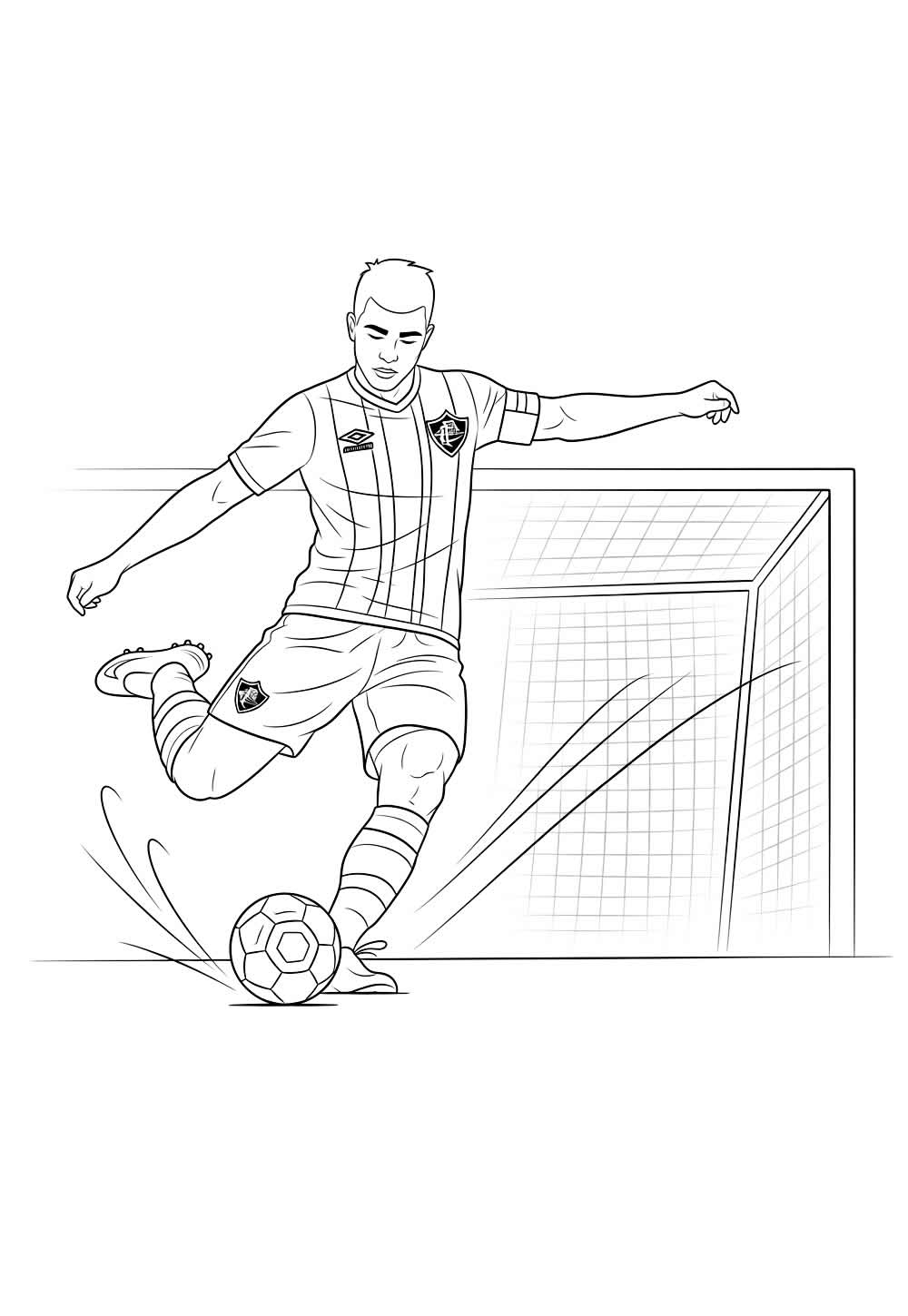 Desenho do Fluminense para colorir