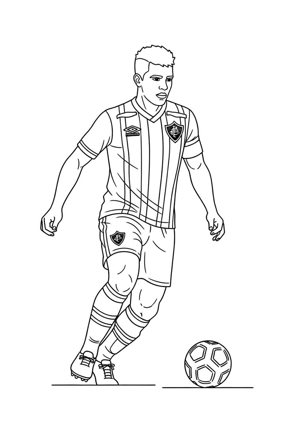 Desenho do Fluminense para pintar