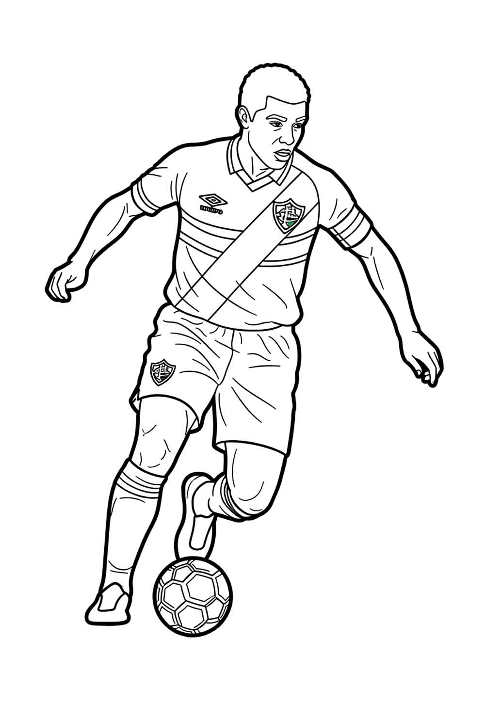 Fluminense para colorir