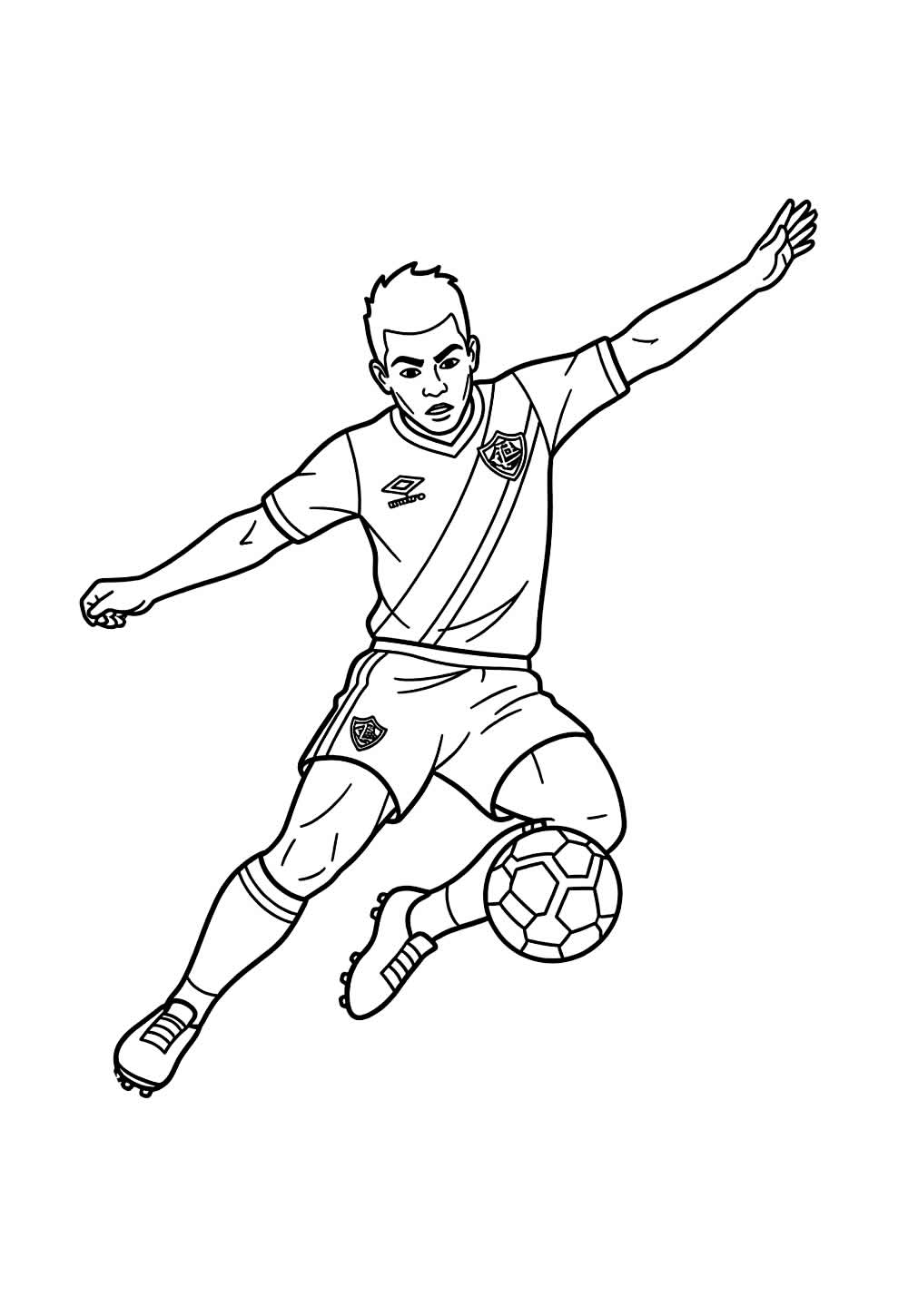 Fluminense para colorir