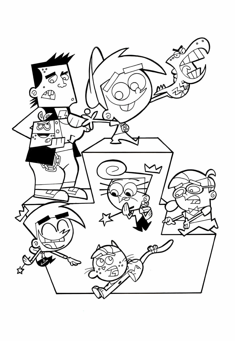Desenho de Os Padrinhos Mágicos