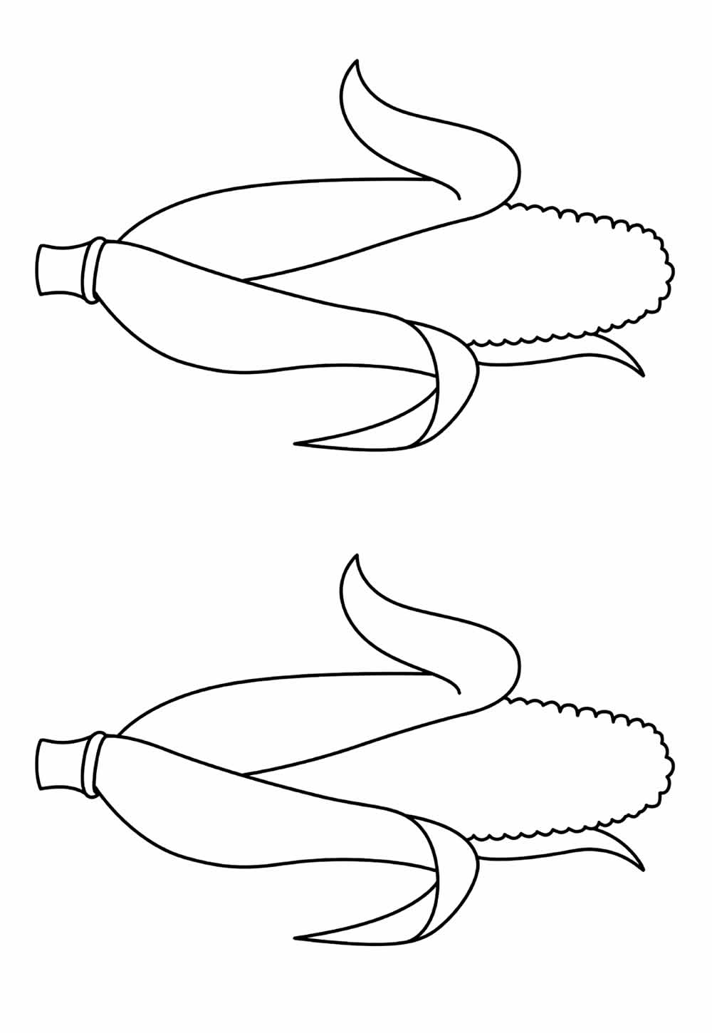 Molde de Milhos para imprimir