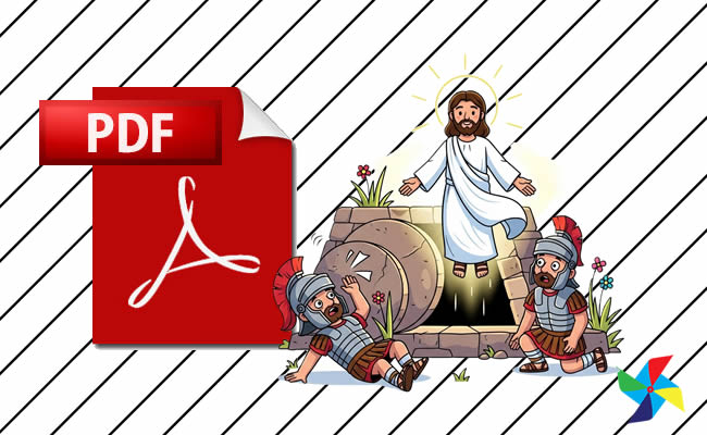 Desenhos da Ressurreição de Jesus Cristo em PDF