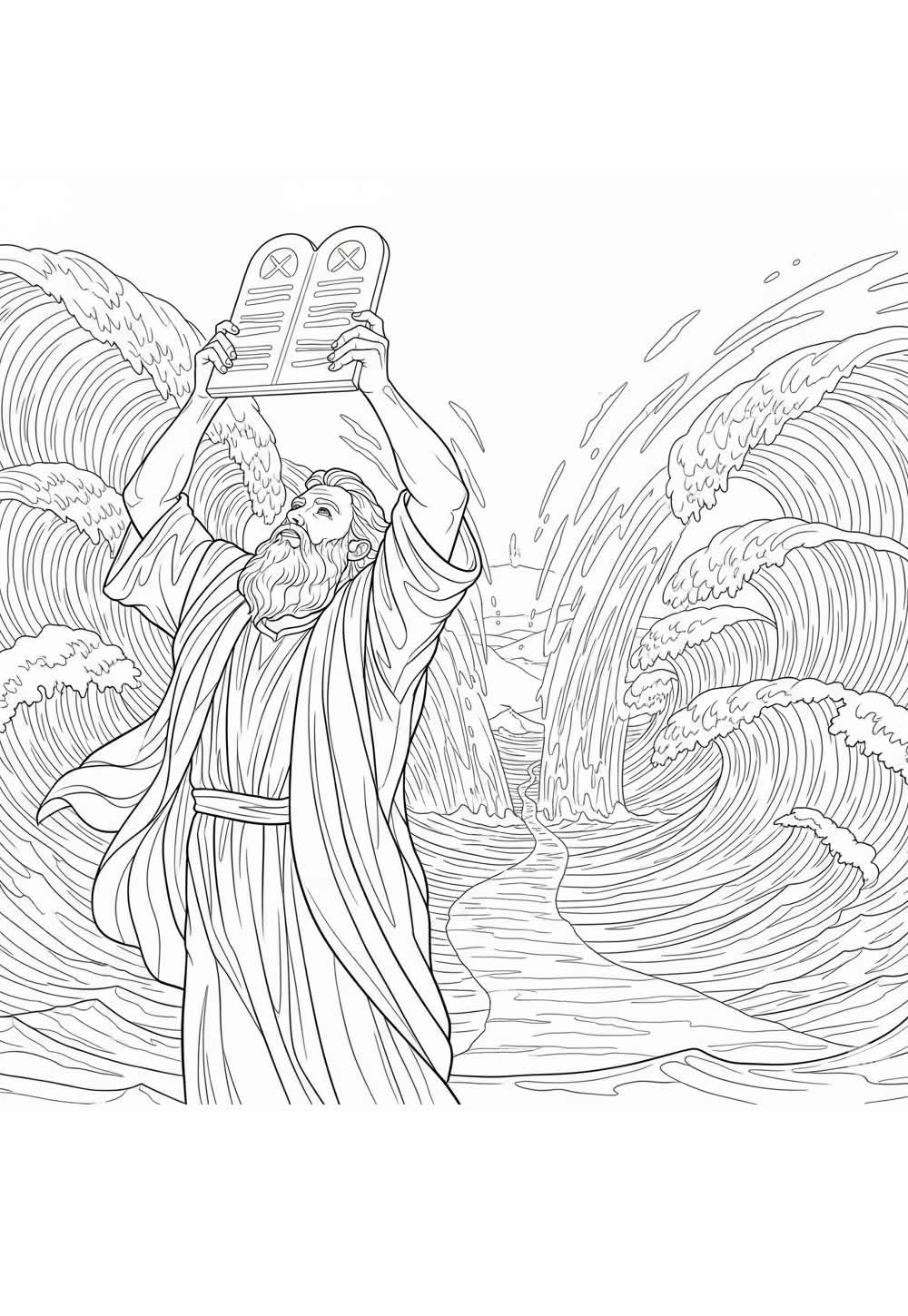 Desenho de Moisés