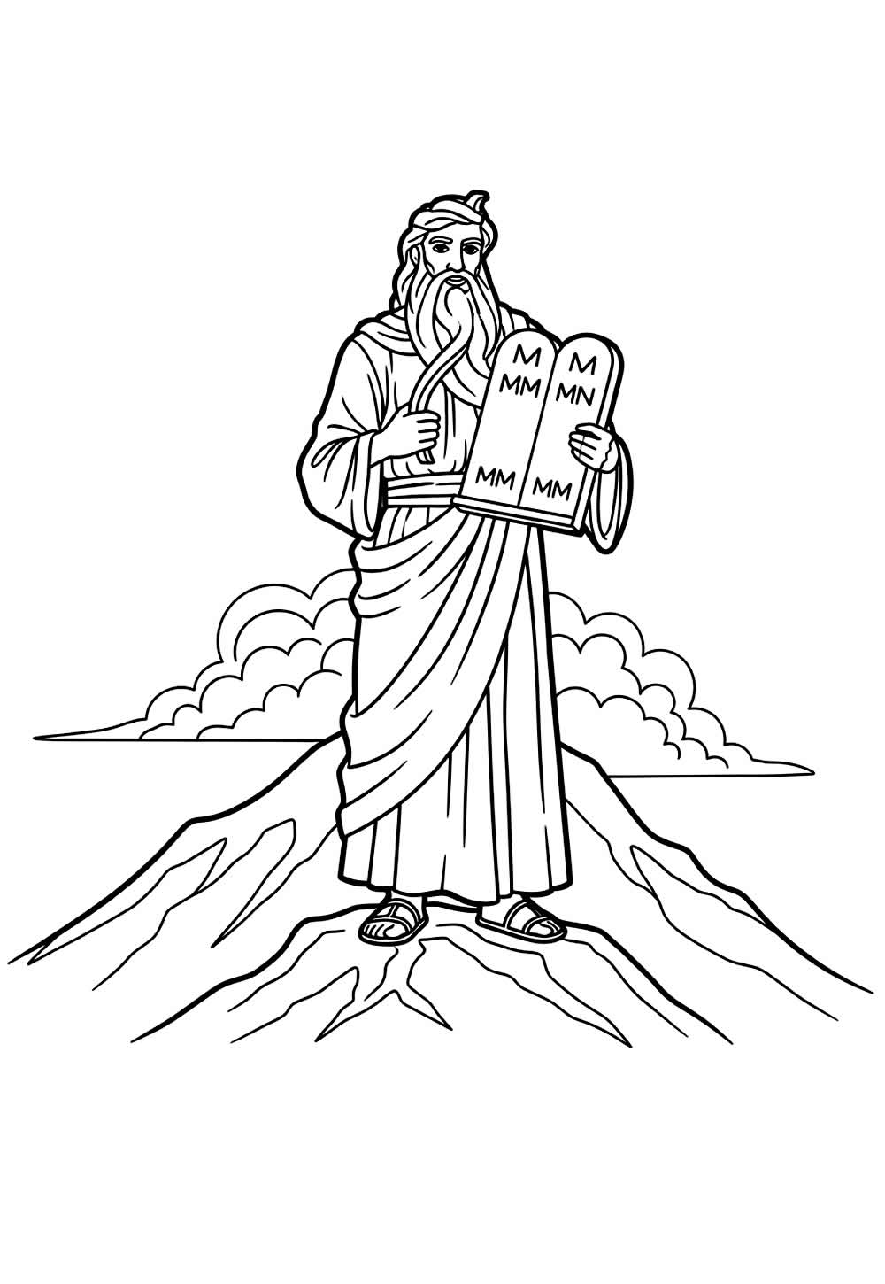 Desenho de Moisés
