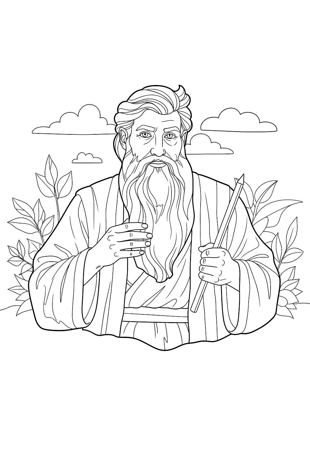 Desenho de Moisés
