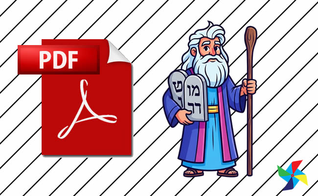 Desenhos de Moisés em PDF