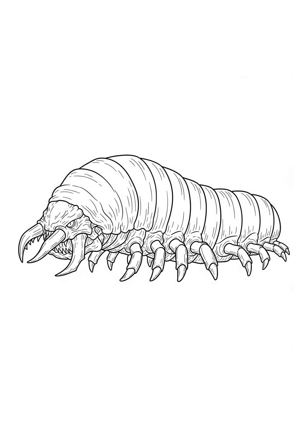 Desenho de Tibia para colorir