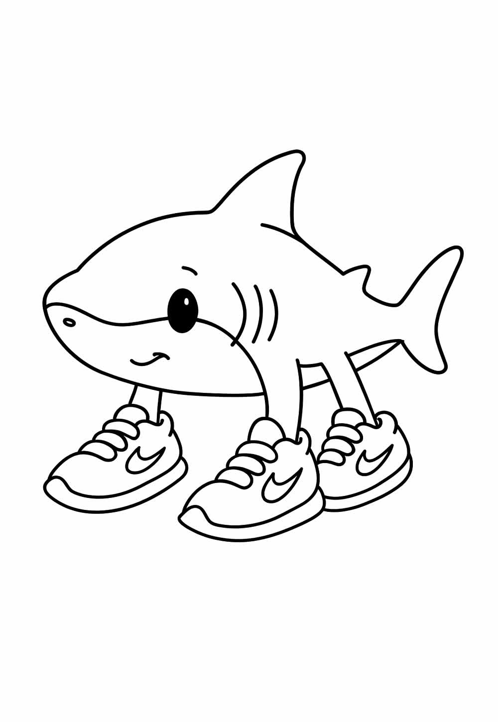 Desenho Tralalero Tralala Colorir
