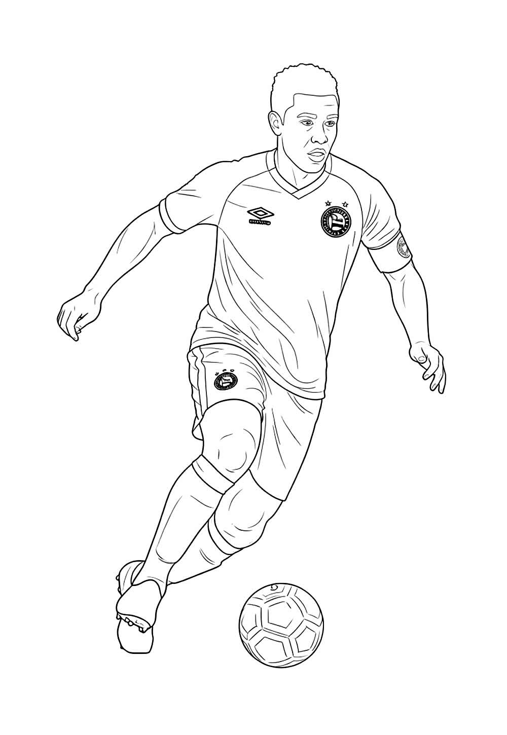 Desenho do Bahia para pintar
