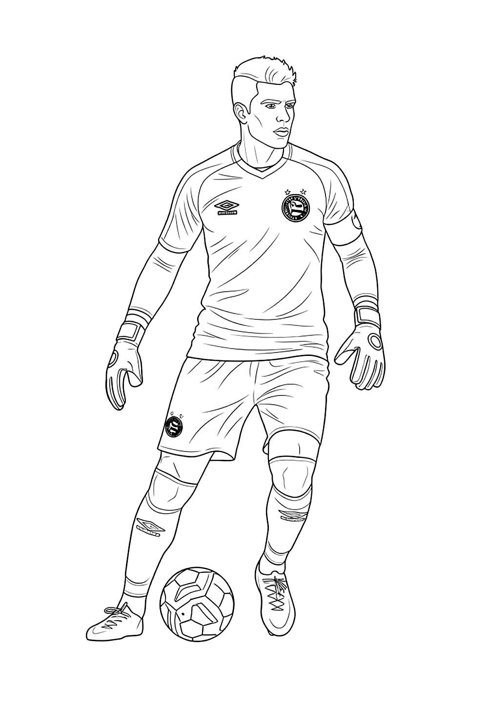 Desenhos do Bahia FC para colorir