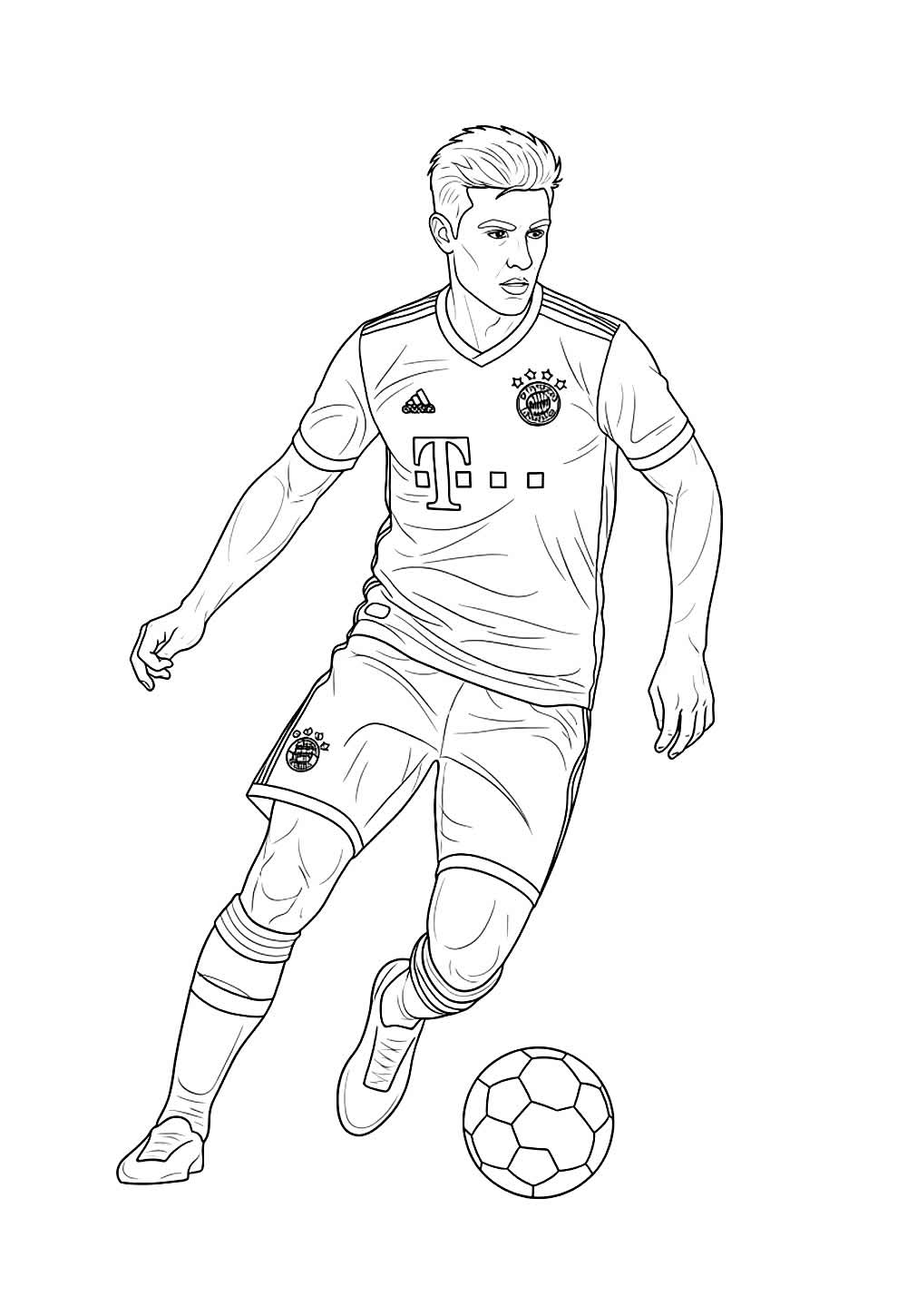 Desenhos do Bayern de Munique para pintar